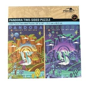 Disney Pandora 2-Sided Puzzle | 1000 piece Puzzle | Valley of Mo’ara | NIB New